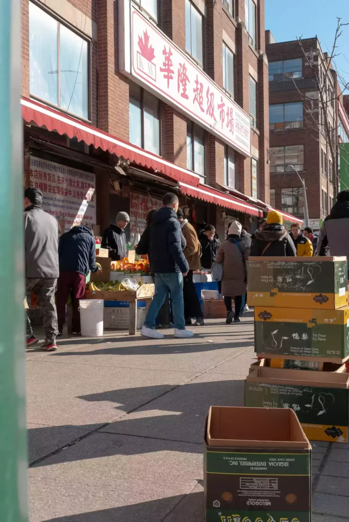 Marché animé de Chinatown, Toronto