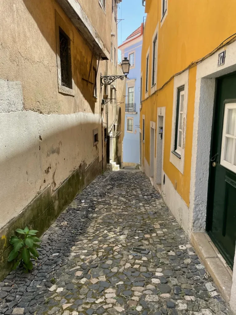 Ruelle étroite de notre Airbnb