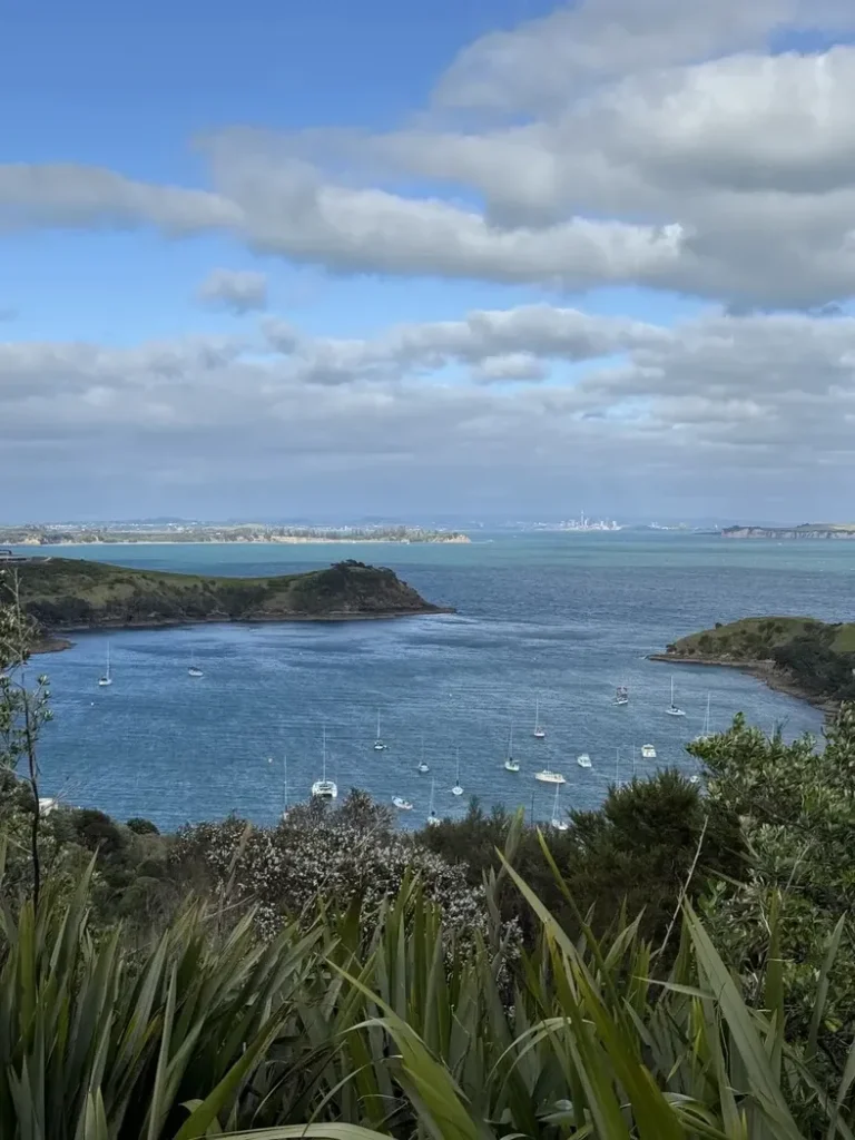 La baie de Waiheke Island avec son eau turquoise