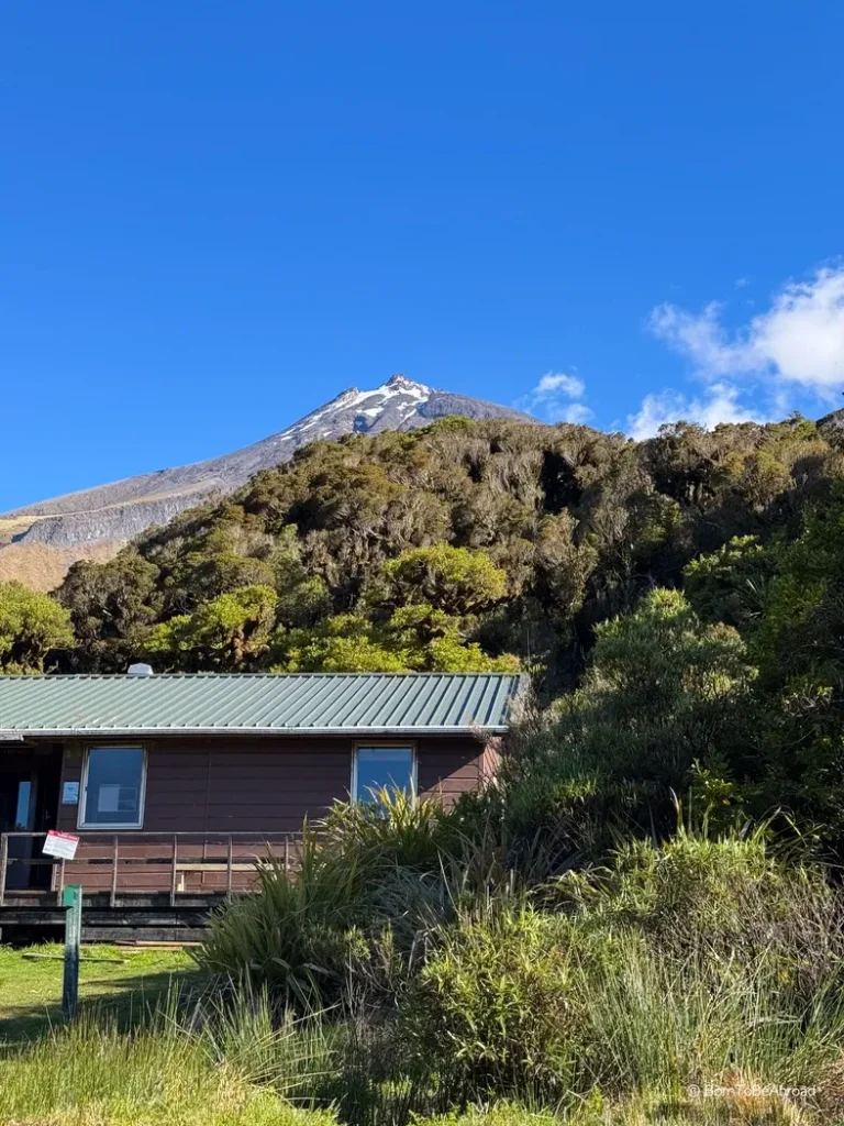 Le refuge Holly Hut du Pouakai Circuit