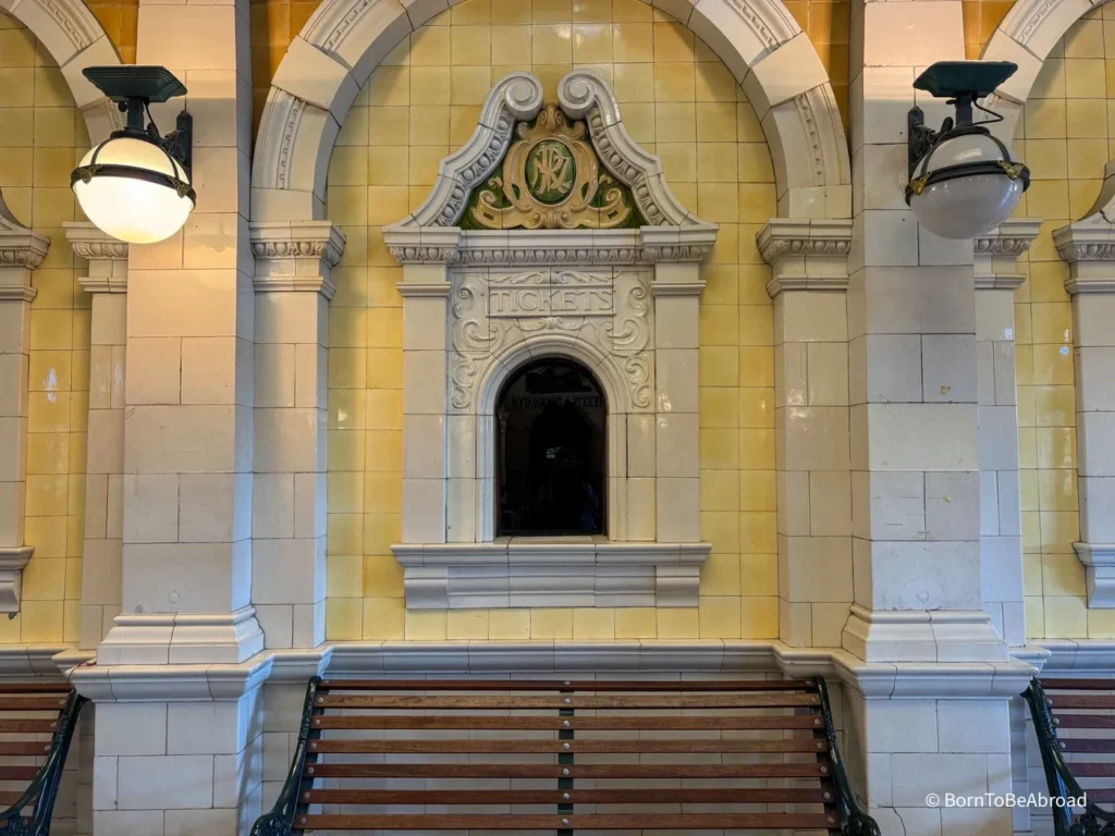 Ancien guichet de la gare de Dunedin