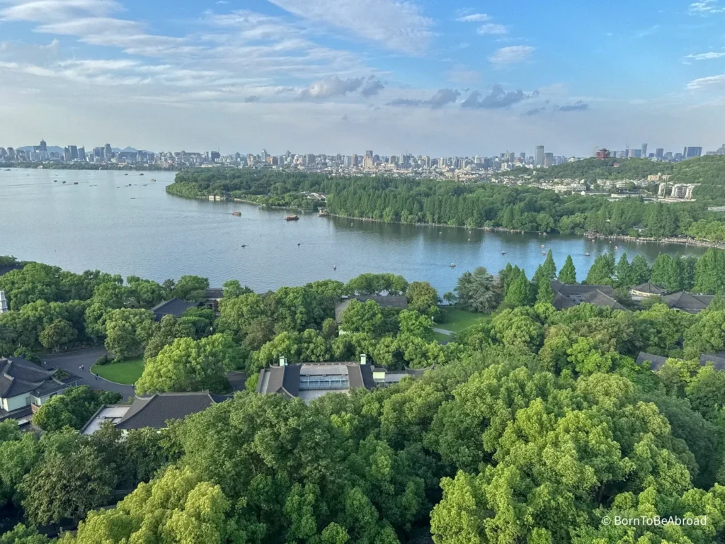 Vue panoramique sur la ville de Hangzhou