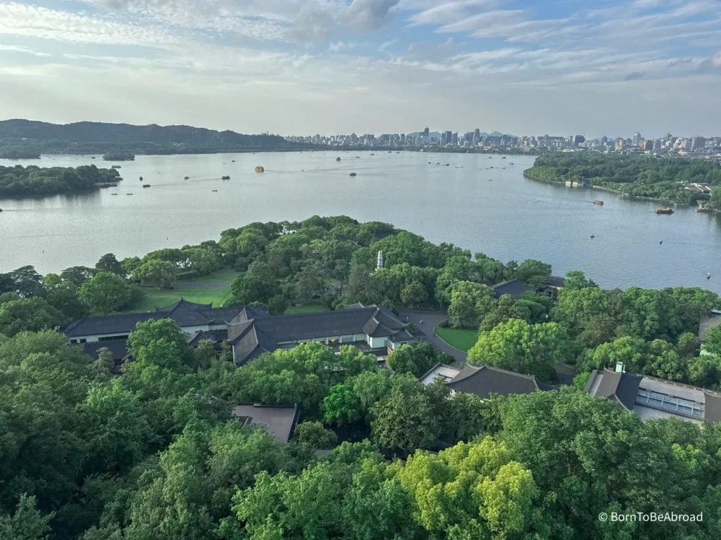 Vue panoramique sur la ville de Hangzhou, Chine