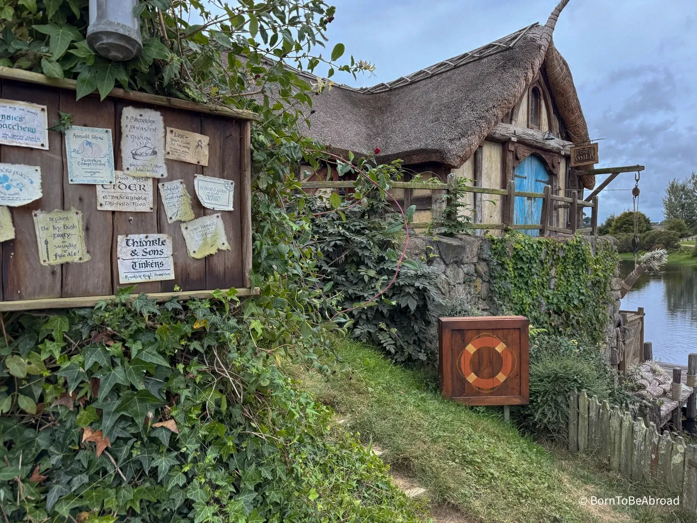 Maison se trouvant dans le village des Hobbits en Nouvelle-Zélande